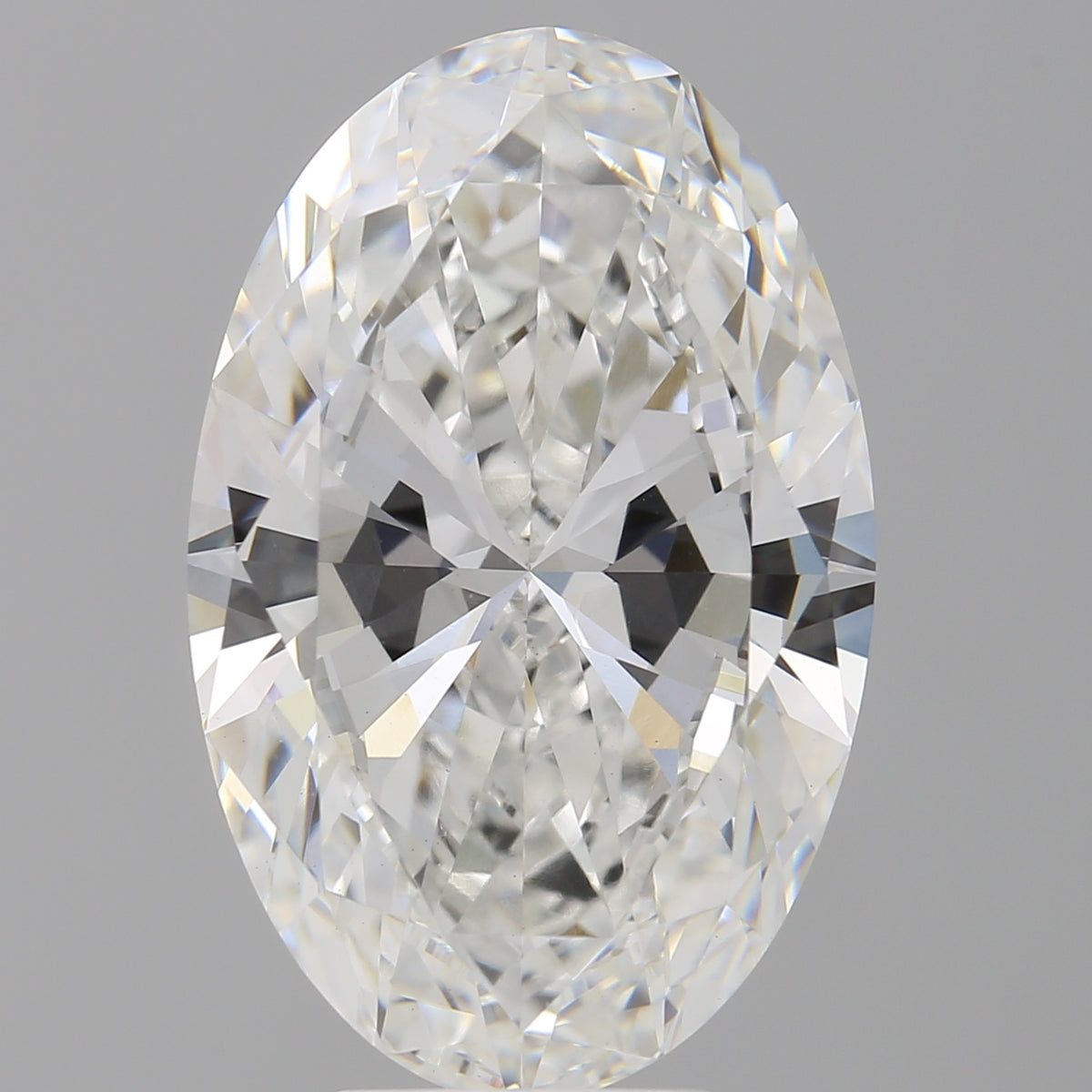 7.01 Carat Oval Shaped, Ideal Cut, F Color, VVS2 Clarity, IGI Certified Lab Grown Diamond