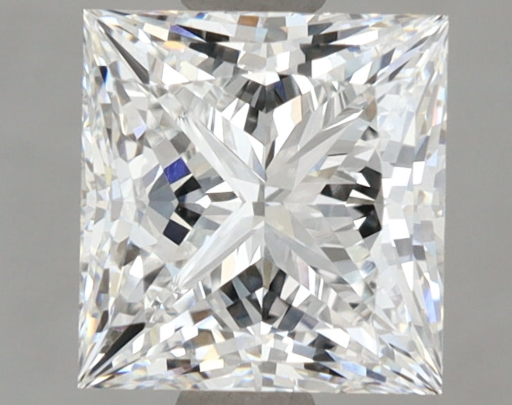 2.51 Carat Princess Shaped, Ideal Cut, D Color, VVS1 Clarity, IGI Certified Lab Grown Diamond