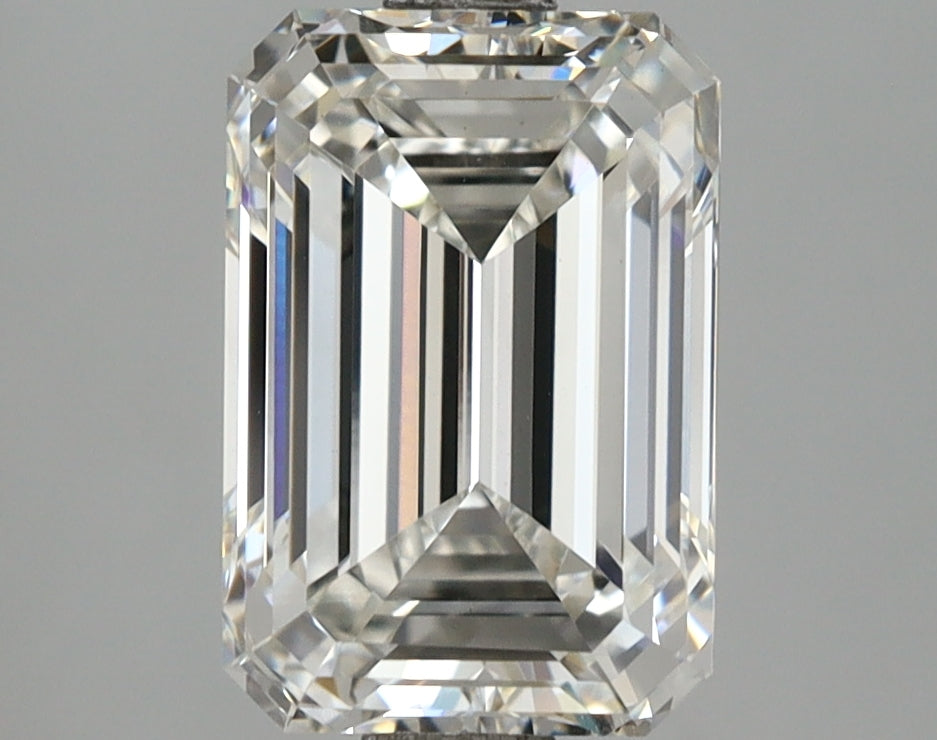3.04 Carat Emerald Shaped, Ideal Cut, F Color, VS1 Clarity, IGI Certified Lab Grown Diamond