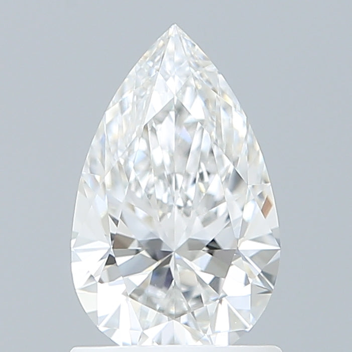 1.09 Carat Pear Shaped, Ideal Cut, D Color, VVS1 Clarity, IGI Certified Lab Grown Diamond