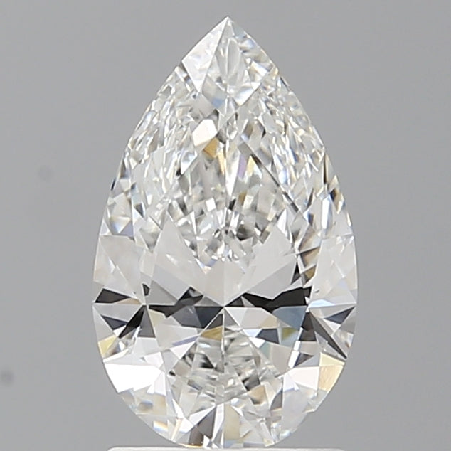 1.58 Carat Pear Shaped, Ideal Cut, E Color, VVS2 Clarity, IGI Certified Lab Grown Diamond
