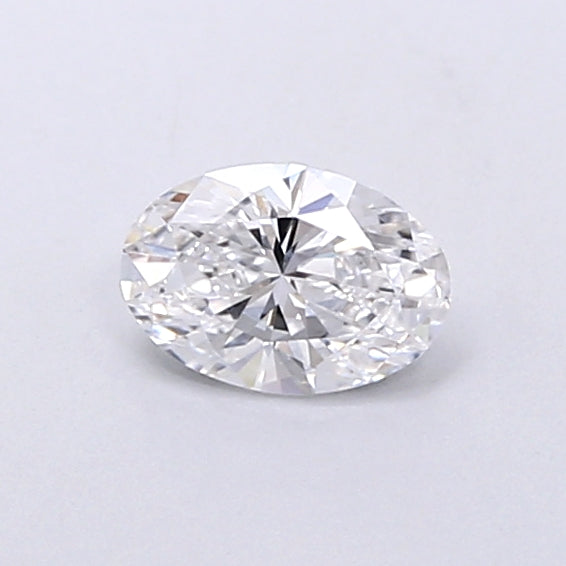 0.35 Carat Oval Shaped, Very Good Cut, D Color, VVS1 Clarity, IGI Certified Lab Grown Diamond