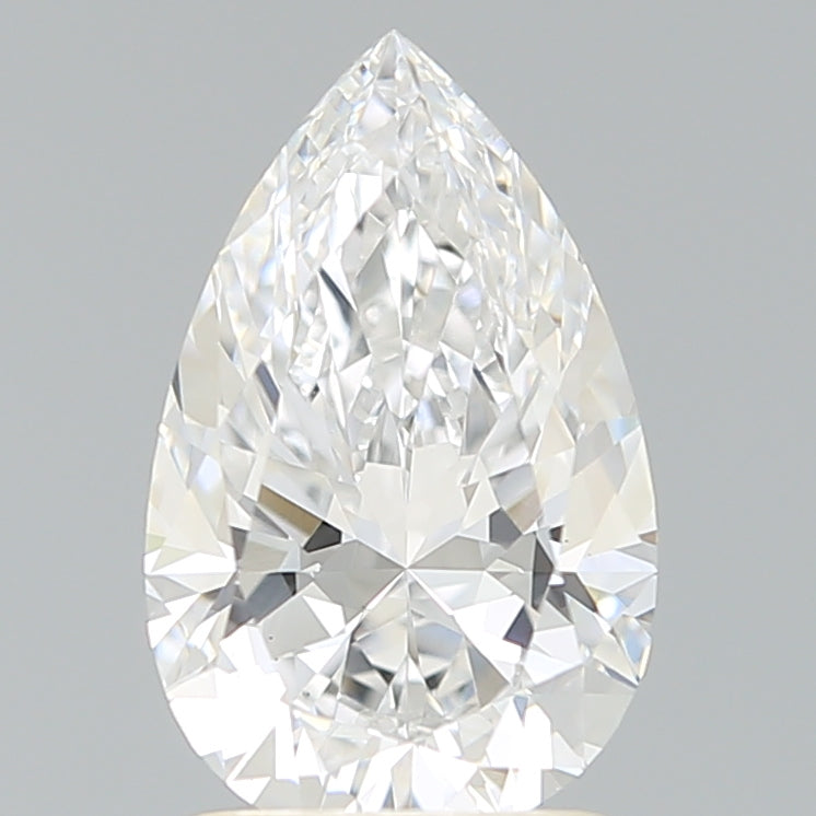 1.62 Carat Pear Shaped, Ideal Cut, E Color, VS1 Clarity, IGI Certified Lab Grown Diamond