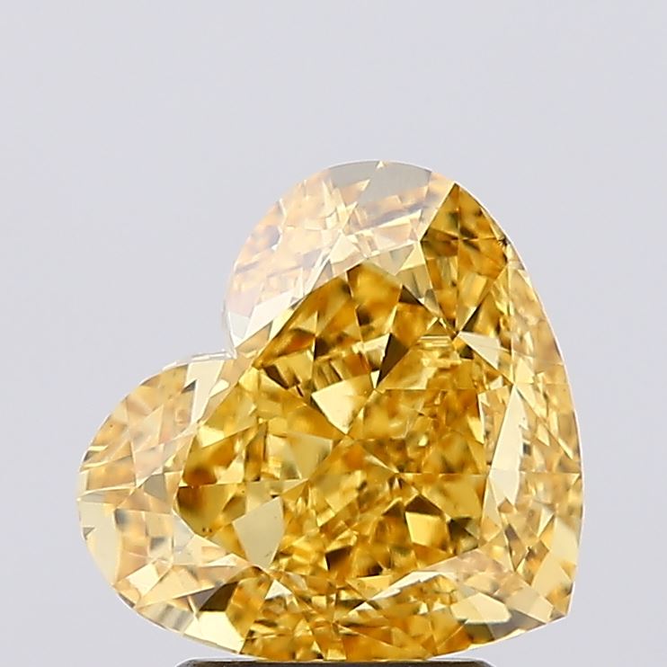 3.00 Carat Heart Shaped, Excellent Cut, VS2 Clarity, IGI Certified Lab Grown Diamond