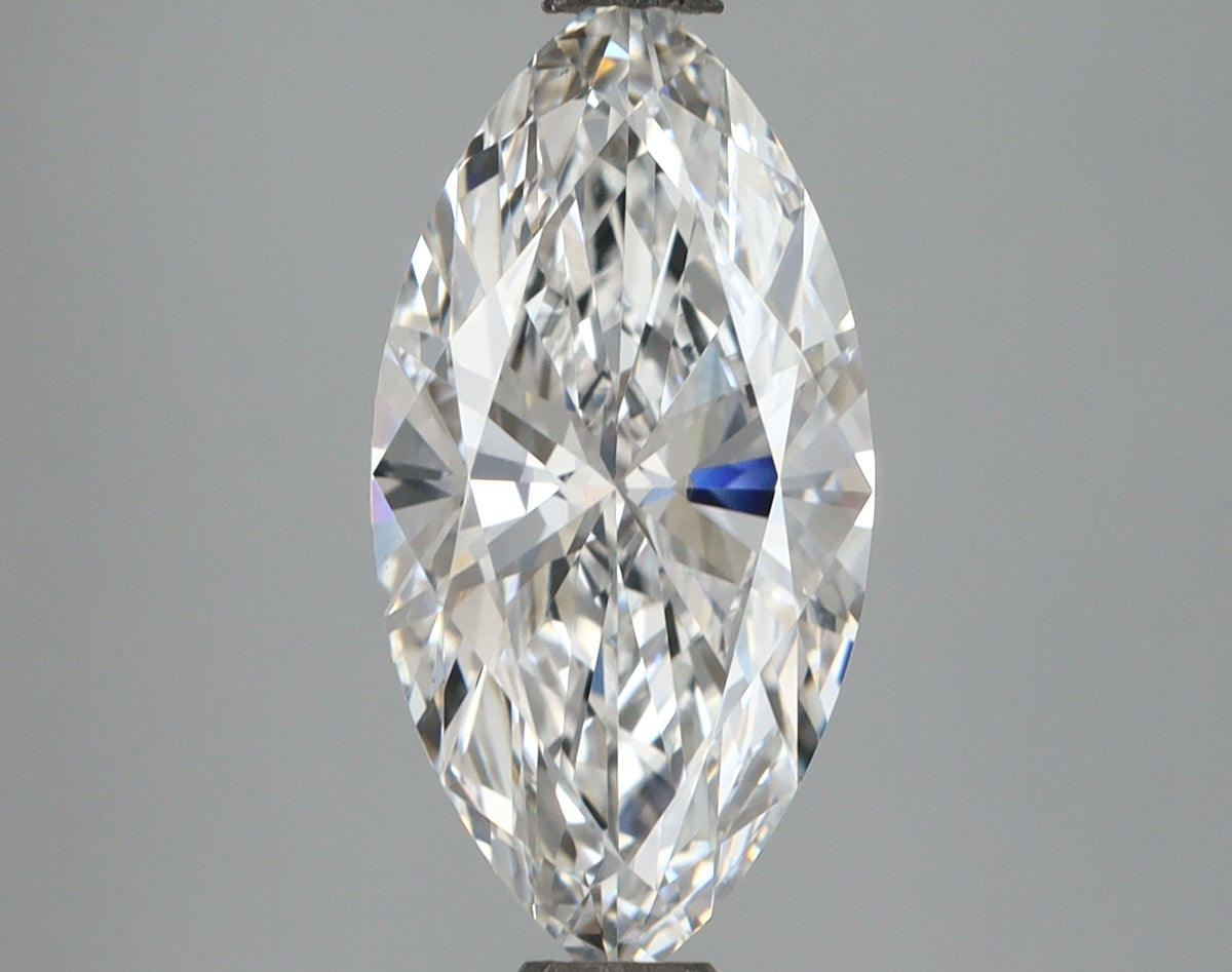 2.51 Carat Marquise Shaped, Ideal Cut, E Color, VS1 Clarity, IGI Certified Lab Grown Diamond