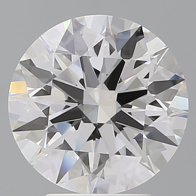 4.09 Carat Round Shaped, Ideal Cut, E Color, VVS2 Clarity, IGI Certified Lab Grown Diamond