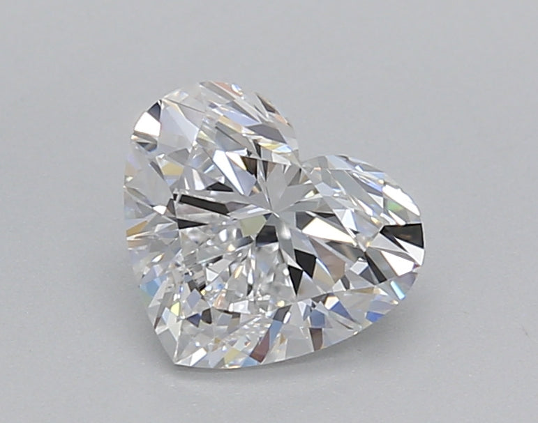 1.02 Carat Heart Shaped, Very Good Cut, D Color, VVS1 Clarity, IGI Certified Lab Grown Diamond