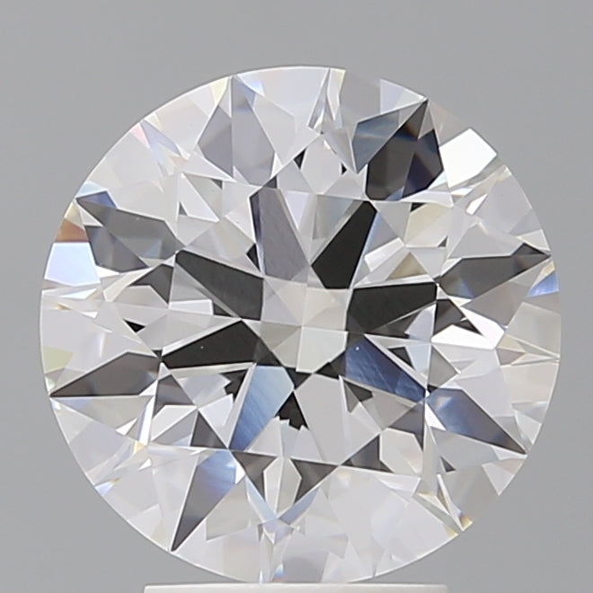 4.05 Carat Round Shaped, Ideal Cut, E Color, VVS2 Clarity, IGI Certified Lab Grown Diamond
