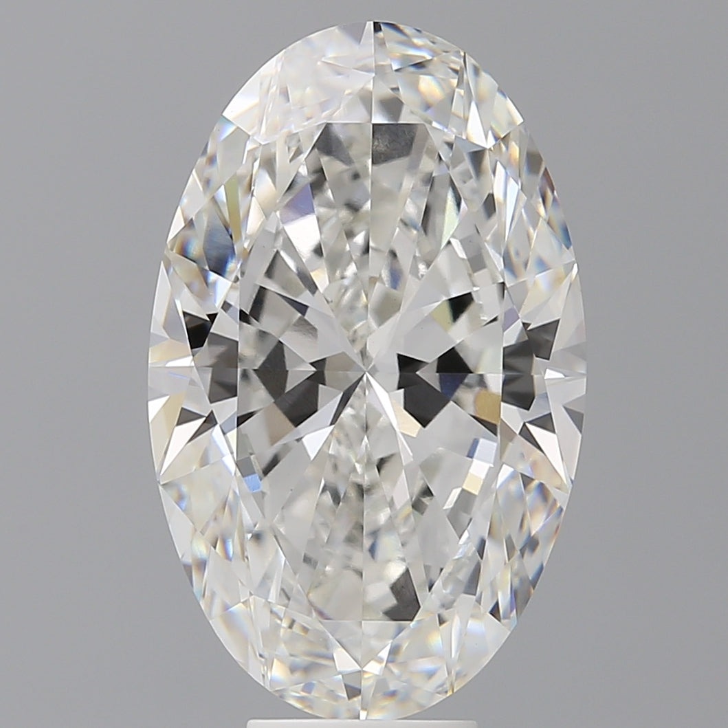 9.07 Carat Oval Shaped, Ideal Cut, F Color, VVS2 Clarity, IGI Certified Lab Grown Diamond