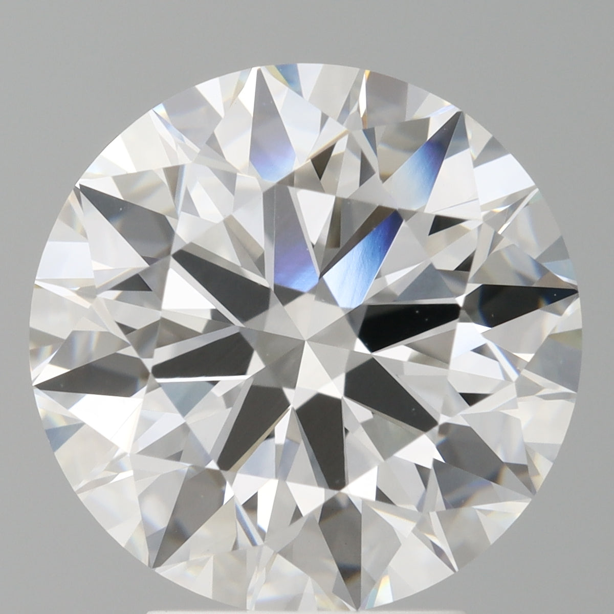 4.10 Carat Round Shaped, Ideal Cut, E Color, VVS2 Clarity, IGI Certified Lab Grown Diamond