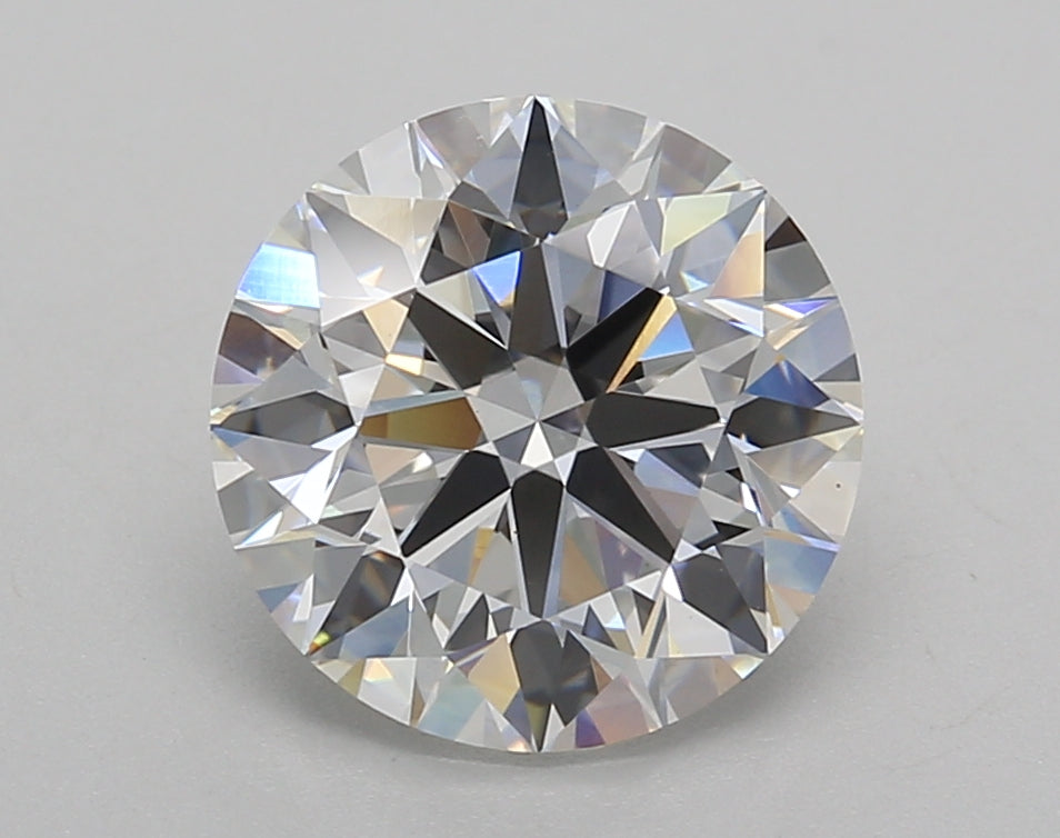 3.02 Carat Round Shaped, Ideal Cut, E Color, VS1 Clarity, IGI Certified Lab Grown Diamond