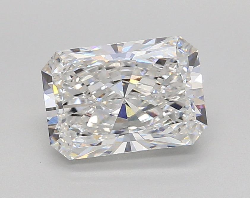 2.03 Carat Radiant Shaped, Ideal Cut, E Color, VS1 Clarity, IGI Certified Lab Grown Diamond