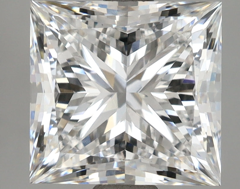 3.51 Carat Princess Shaped, Ideal Cut, E Color, VVS1 Clarity, IGI Certified Lab Grown Diamond
