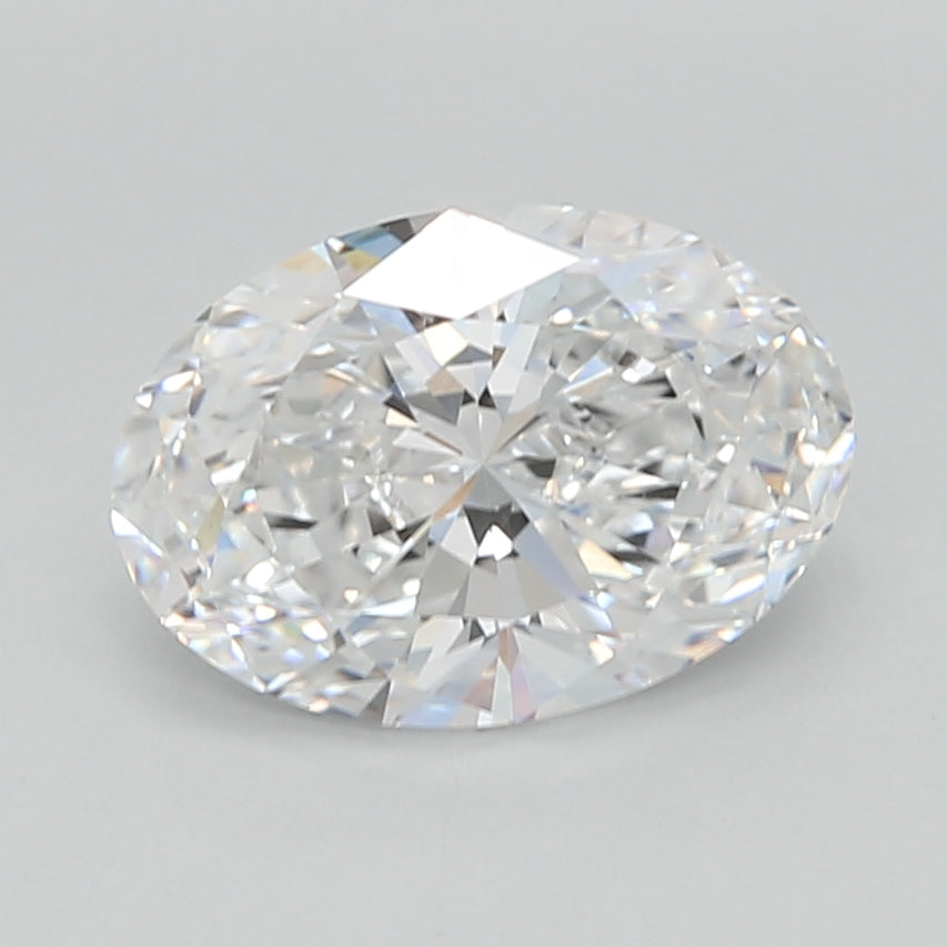 2.08 Carat Oval Shaped, Ideal Cut, D Color, VVS2 Clarity, IGI Certified Lab Grown Diamond
