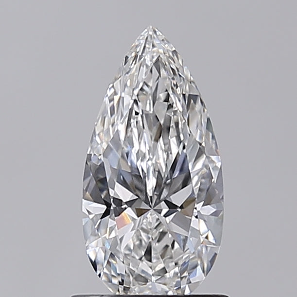 1.03 Carat Pear Shaped, Ideal Cut, E Color, VVS1 Clarity, IGI Certified Lab Grown Diamond