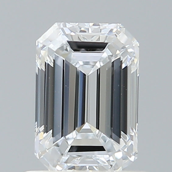 1.00 Carat Emerald Shaped, Ideal Cut, E Color, VVS2 Clarity, IGI Certified Lab Grown Diamond