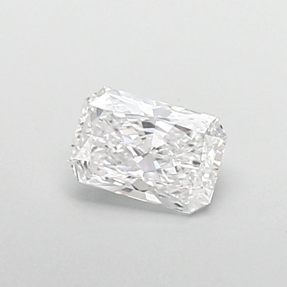 0.54 Carat Radiant Shaped, Very Good Cut, D Color, VS1 Clarity, IGI Certified Lab Grown Diamond
