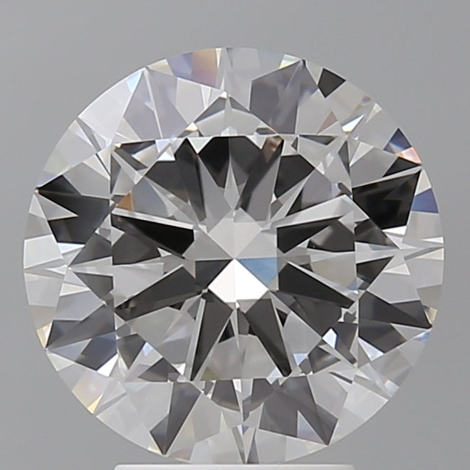 4.04 Carat Round Shaped, Excellent Cut, E Color, VVS2 Clarity, IGI Certified Lab Grown Diamond
