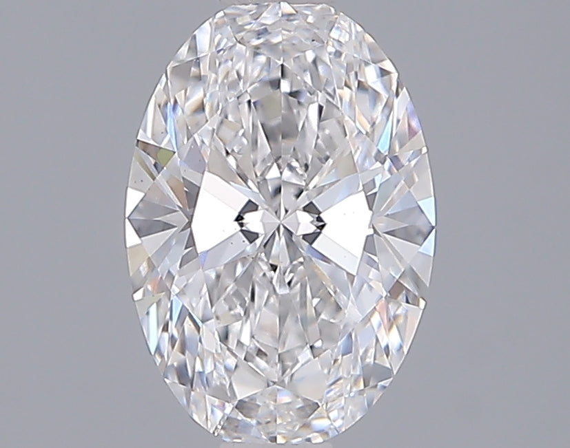 1.55 Carat Oval Shaped, Ideal Cut, D Color, VS1 Clarity, IGI Certified Lab Grown Diamond
