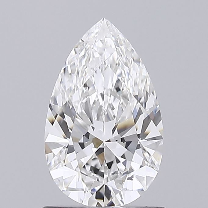 1.03 Carat Pear Shaped, Ideal Cut, E Color, VVS1 Clarity, IGI Certified Lab Grown Diamond