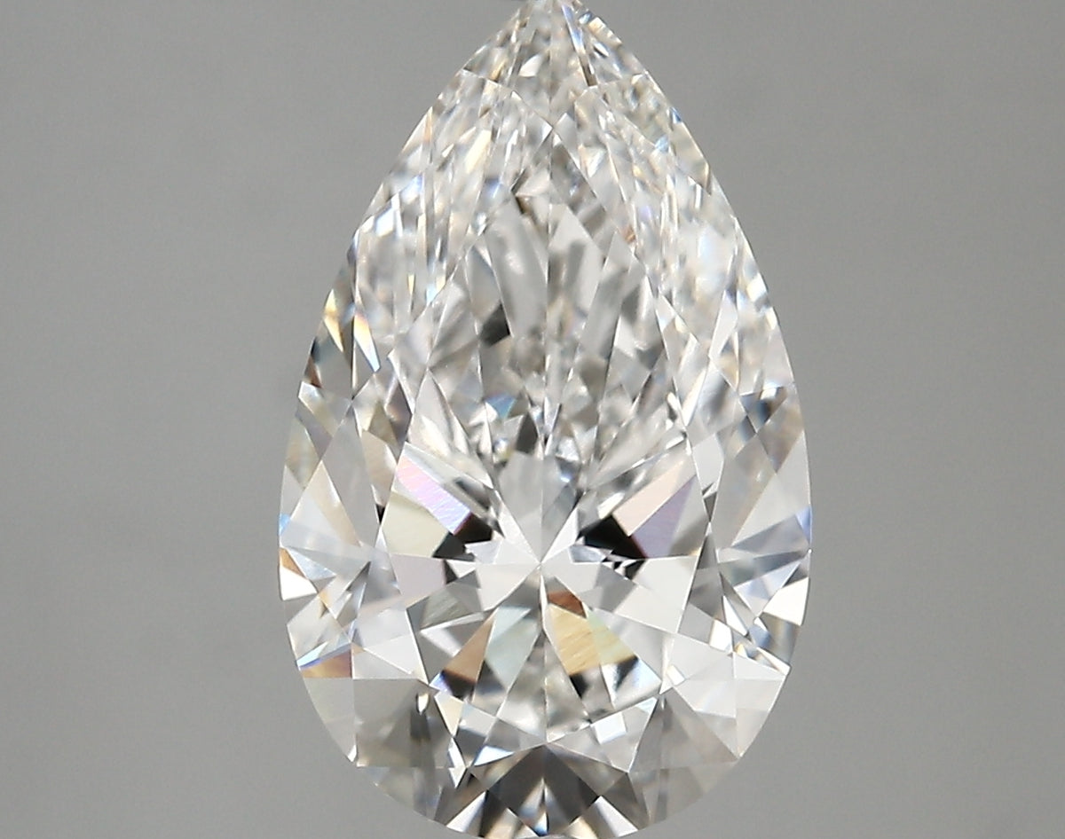 4.01 Carat Pear Shaped, Very Good Cut, E Color, VVS1 Clarity, IGI Certified Lab Grown Diamond