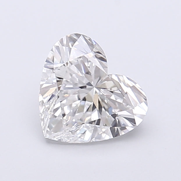 1.07 Carat Heart Shaped, Very Good Cut, D Color, VS1 Clarity, IGI Certified Lab Grown Diamond
