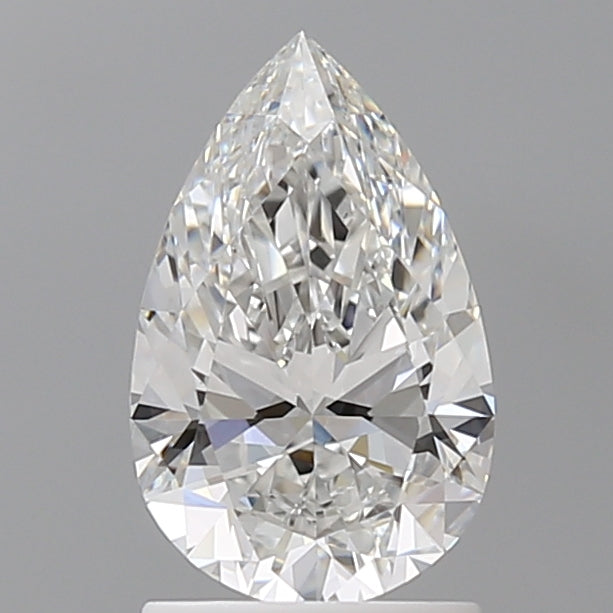 1.55 Carat Pear Shaped, Ideal Cut, E Color, VVS2 Clarity, IGI Certified Lab Grown Diamond