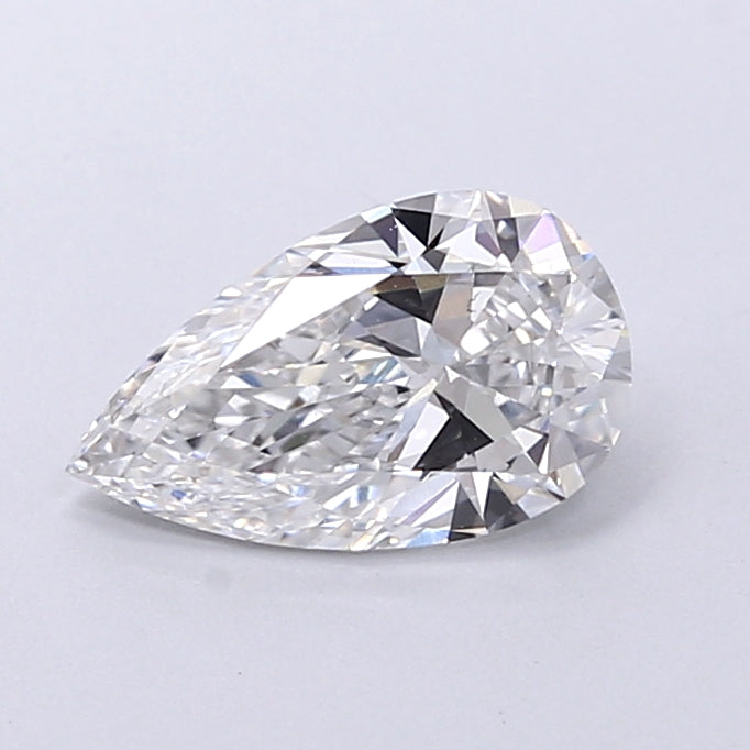 1.05 Carat Pear Shaped, Very Good Cut, D Color, VS1 Clarity, IGI Certified Lab Grown Diamond
