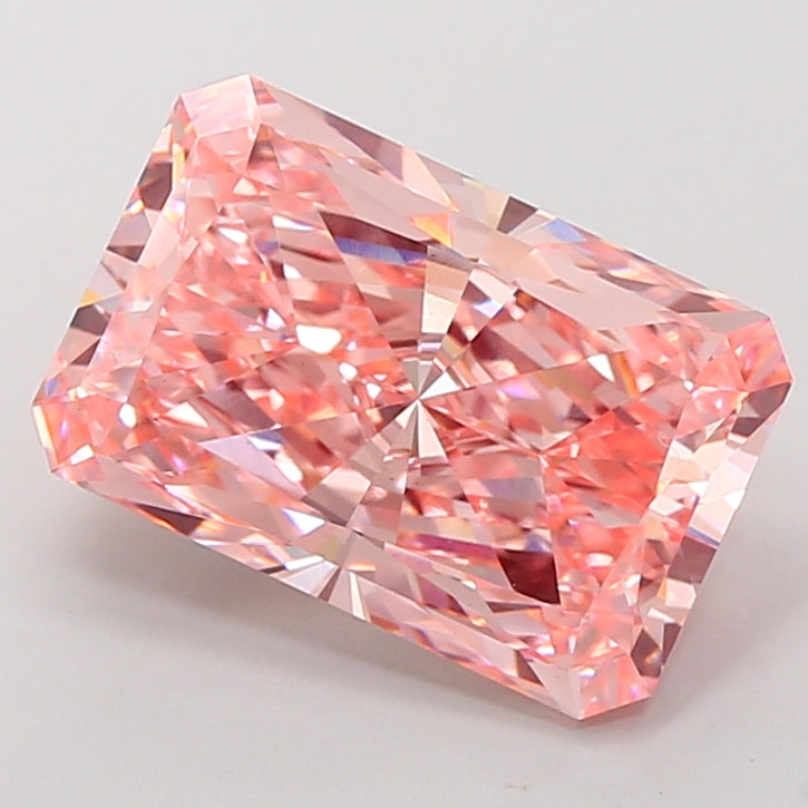8.15 Carat Radiant Shaped, Very Good Cut, VS1 Clarity, IGI Certified Lab Grown Diamond