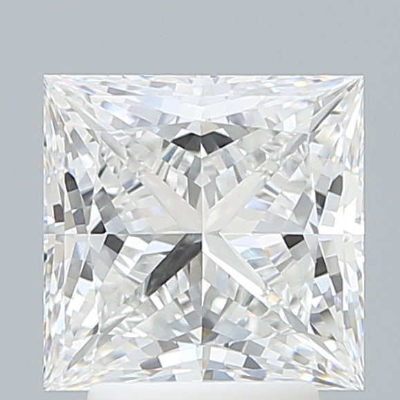 3.18 Carat Princess Shaped, Excellent Cut, E Color, VVS2 Clarity, IGI Certified Lab Grown Diamond