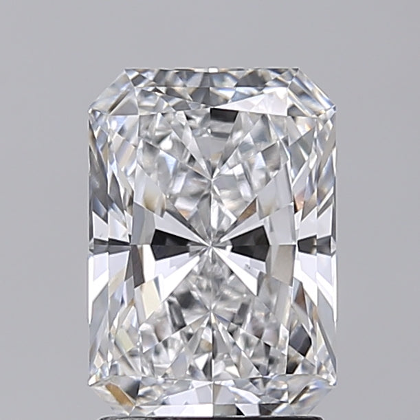 2.02 Carat Radiant Shaped, Ideal Cut, E Color, VS1 Clarity, IGI Certified Lab Grown Diamond