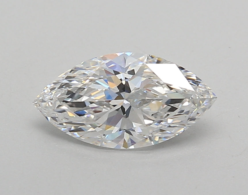 1.02 Carat Marquise Shaped, Excellent Cut, D Color, VVS2 Clarity, IGI Certified Lab Grown Diamond
