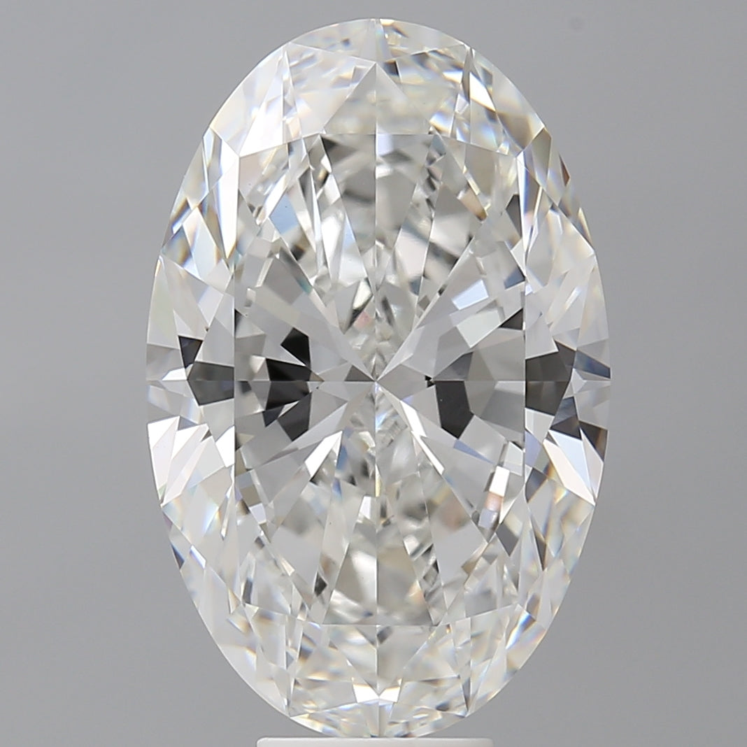 9.57 Carat Oval Shaped, Ideal Cut, F Color, VVS2 Clarity, IGI Certified Lab Grown Diamond