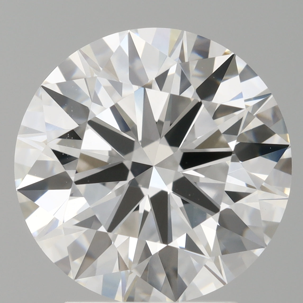 3.07 Carat Round Shaped, Ideal Cut, E Color, VVS2 Clarity, IGI Certified Lab Grown Diamond