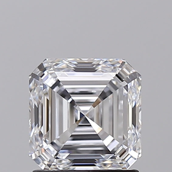 1.51 Carat Asscher Shaped, Ideal Cut, D Color, IF Clarity, IGI Certified Lab Grown Diamond