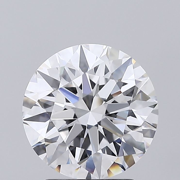 2.23 Carat Round Shaped, Ideal Cut, D Color, VVS2 Clarity, IGI Certified Lab Grown Diamond
