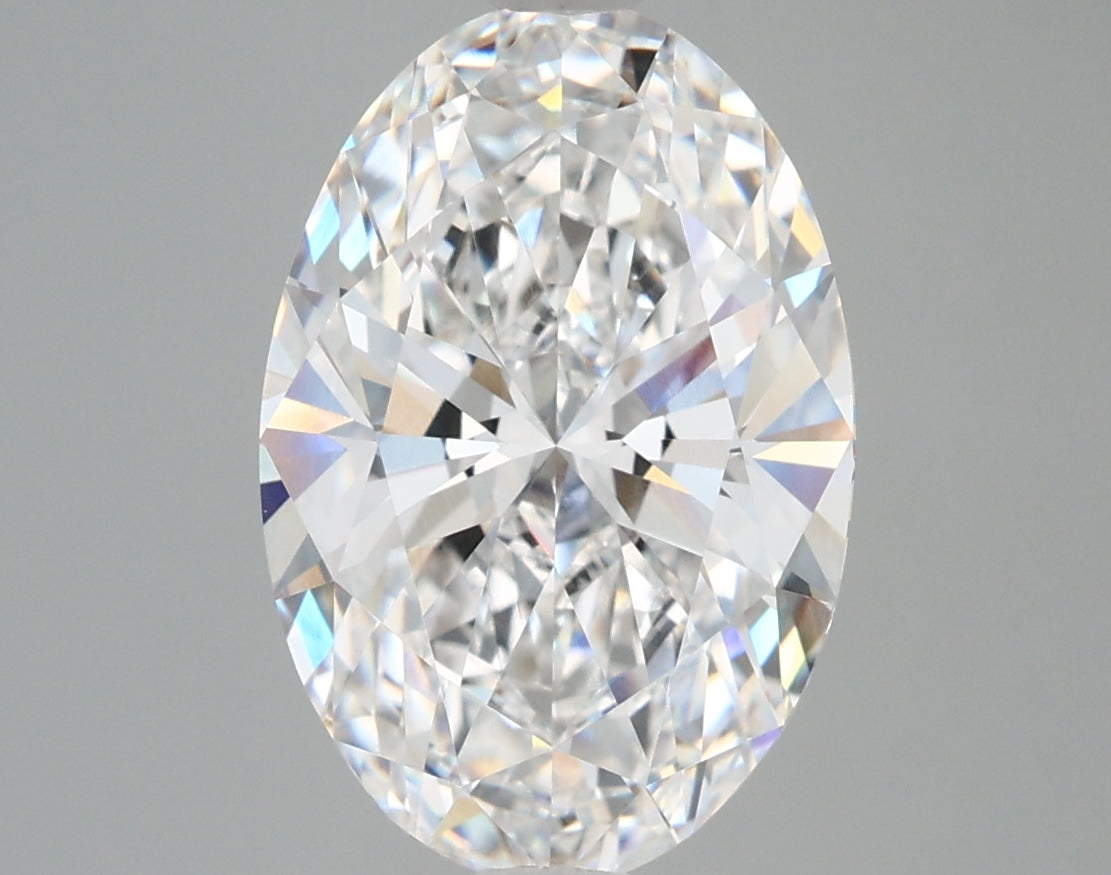 4.18 Carat Oval Shaped, Very Good Cut, D Color, VVS2 Clarity, IGI Certified Lab Grown Diamond