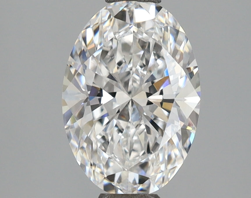 1.59 Carat Oval Shaped, Ideal Cut, D Color, VVS2 Clarity, IGI Certified Lab Grown Diamond