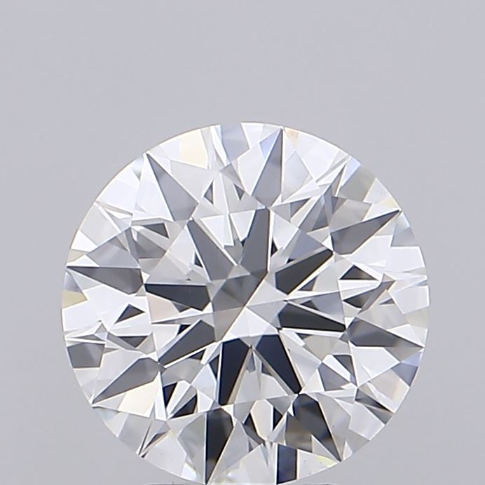 2.01 Carat Round Shaped, Ideal Cut, E Color, VVS2 Clarity, IGI Certified Lab Grown Diamond