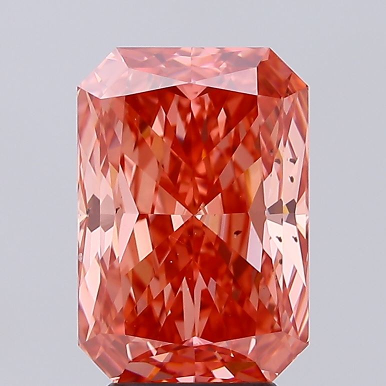 5.01 Carat Radiant Shaped, Ideal Cut, SI1 Clarity, IGI Certified Lab Grown Diamond