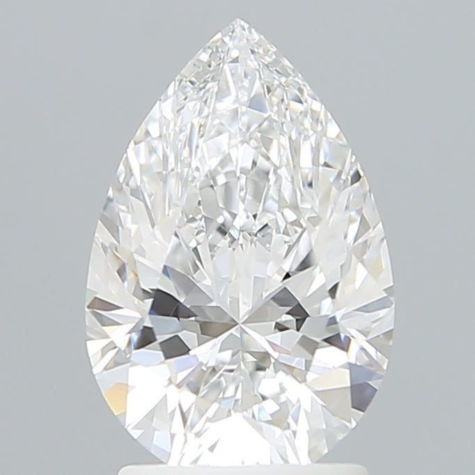2.17 Carat Pear Shaped, Ideal Cut, D Color, VVS2 Clarity, IGI Certified Lab Grown Diamond