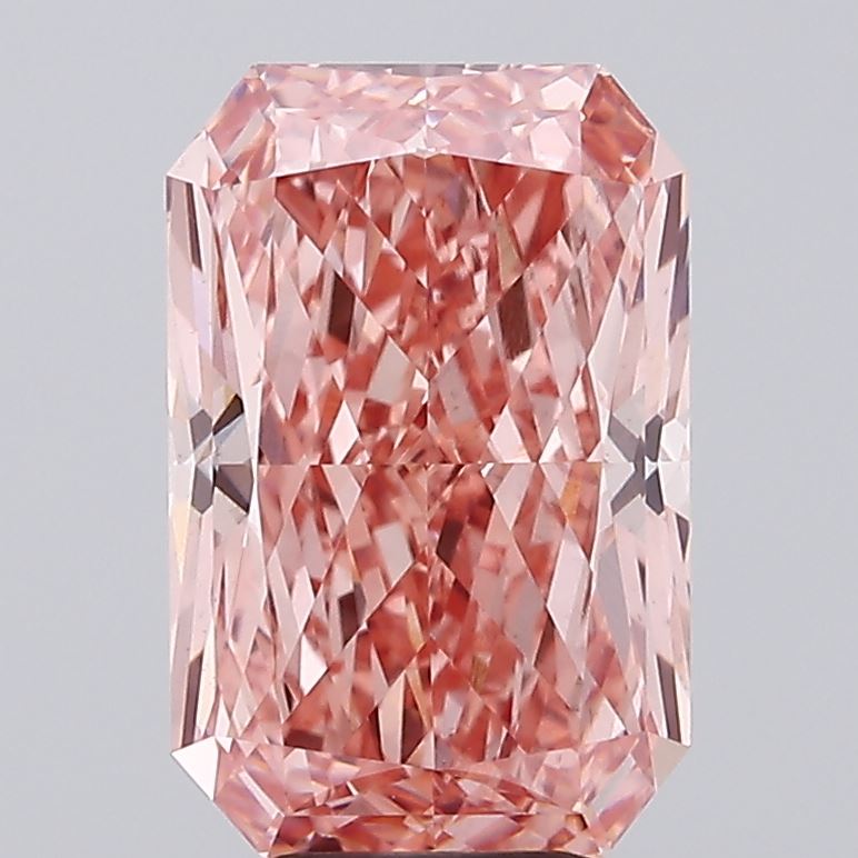 5.55 Carat Radiant Shaped, Ideal Cut, VS1 Clarity, IGI Certified Lab Grown Diamond