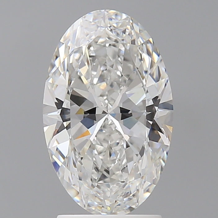 2.60 Carat Oval Shaped, Ideal Cut, E Color, VVS2 Clarity, IGI Certified Lab Grown Diamond