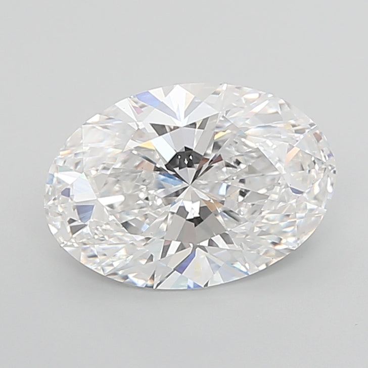 5.01 Carat Oval Shaped, Ideal Cut, D Color, VS1 Clarity, IGI Certified Lab Grown Diamond