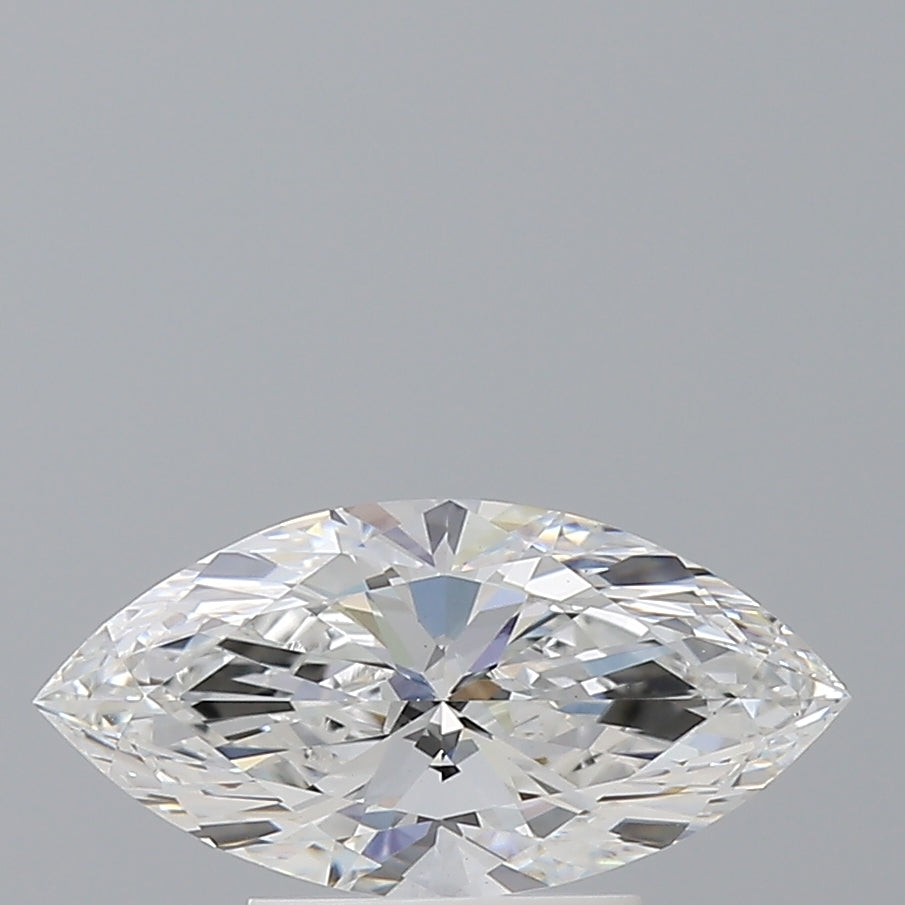 1.60 Carat Marquise Shaped, Ideal Cut, E Color, VVS2 Clarity, IGI Certified Lab Grown Diamond