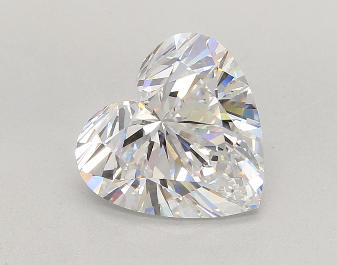 4.06 Carat Heart Shaped, Ideal Cut, D Color, VS1 Clarity, IGI Certified Lab Grown Diamond