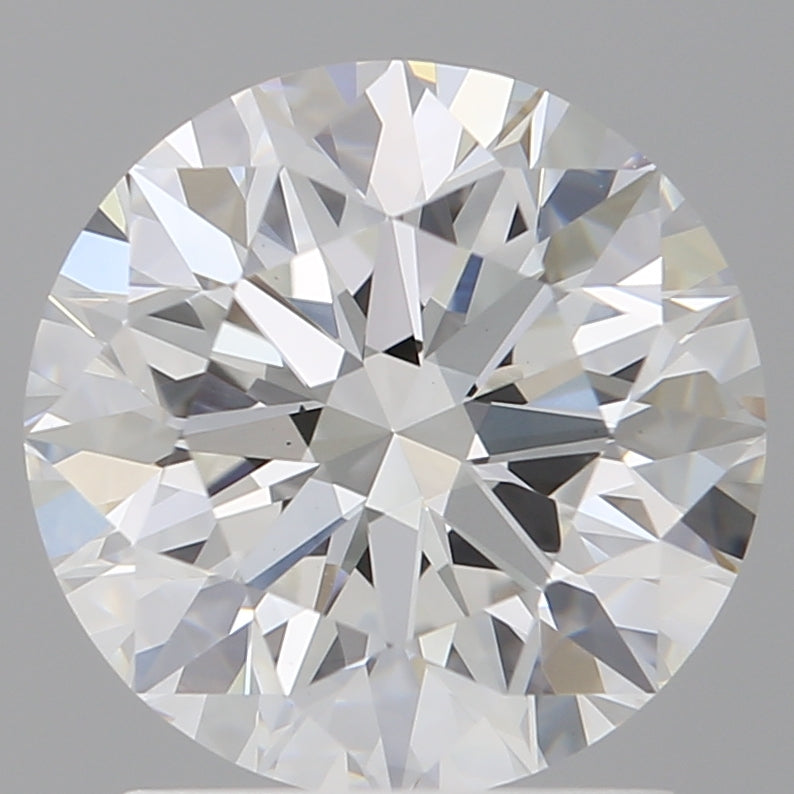 2.01 Carat Round Shaped, Excellent Cut, F Color, VVS2 Clarity, IGI Certified Lab Grown Diamond