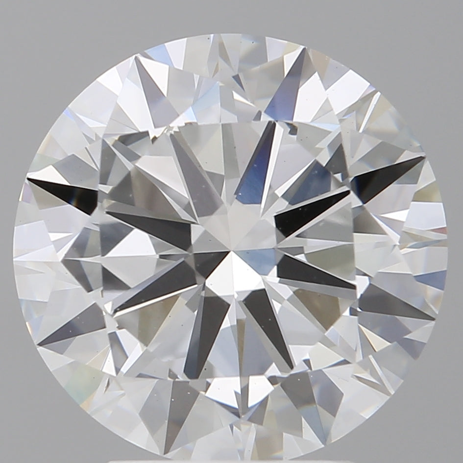 4.00 Carat Round Shaped, Excellent Cut, E Color, VS1 Clarity, IGI Certified Lab Grown Diamond