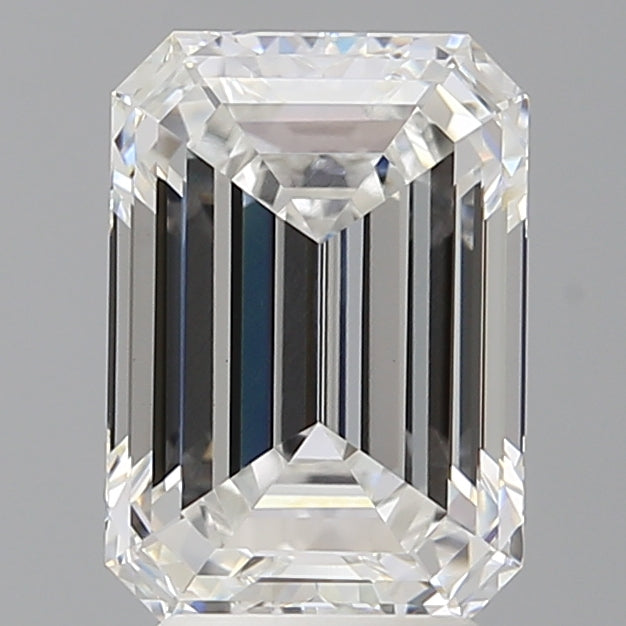 3.60 Carat Emerald Shaped, Ideal Cut, E Color, VS1 Clarity, IGI Certified Lab Grown Diamond