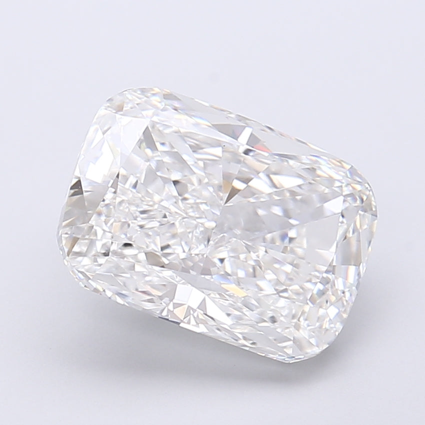 4.38 Carat Cushion Shaped, Very Good Cut, F Color, VVS2 Clarity, IGI Certified Lab Grown Diamond